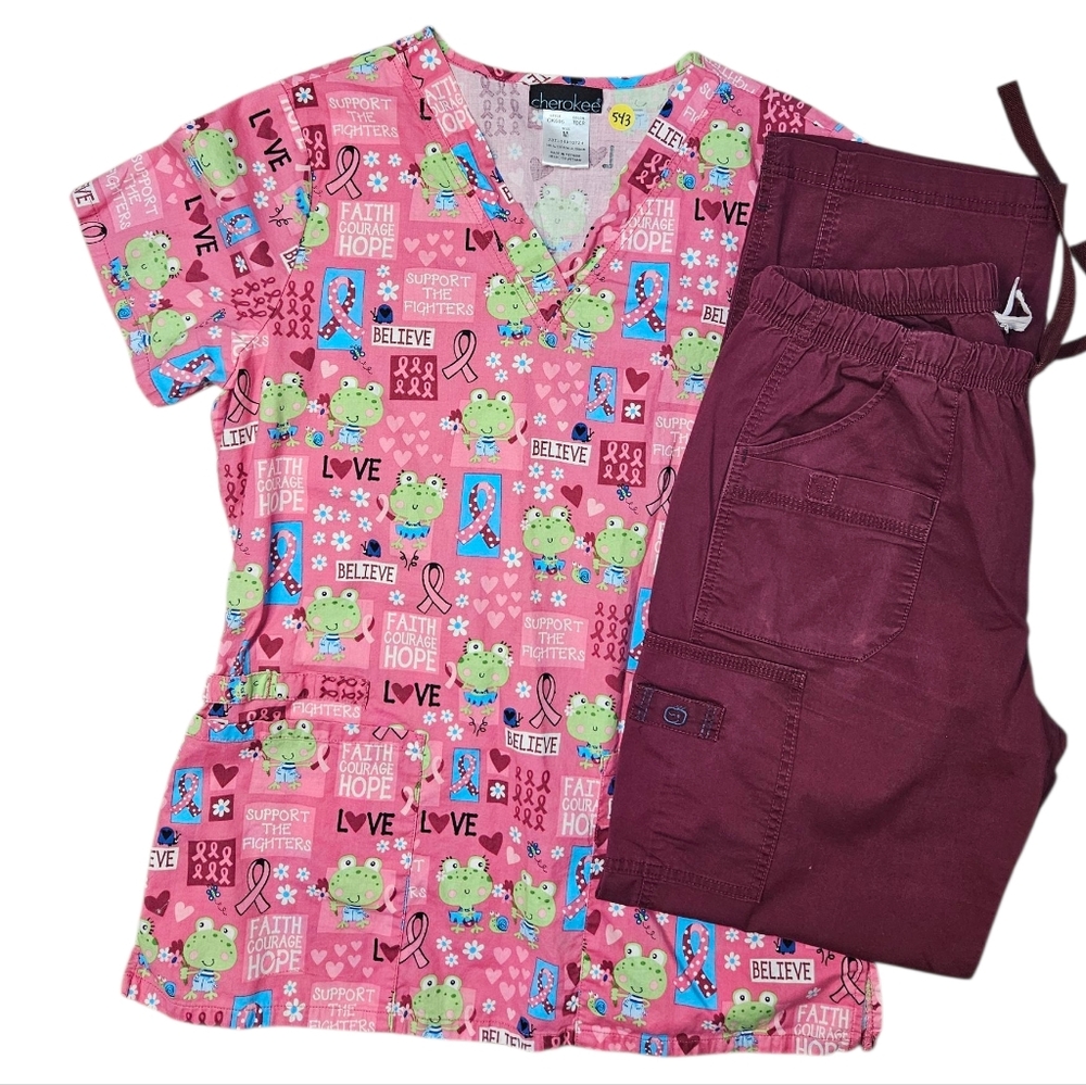Frogs Scrub Set